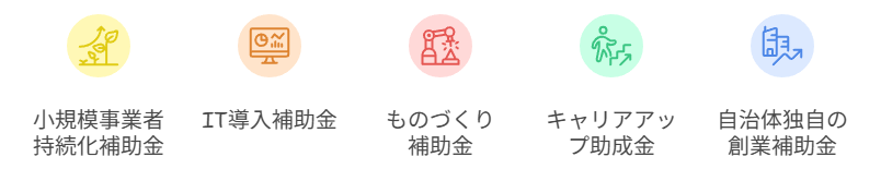 返済不要で使える代表的な補助金・助成金5選
